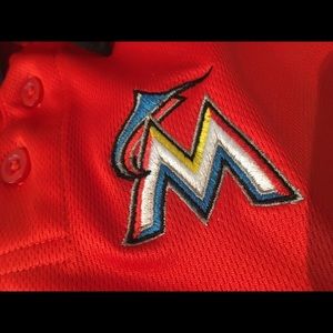 Miami Marlins collared shirt